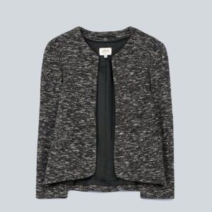 Aritzia Wilfred Grey and White Blazer Jacket